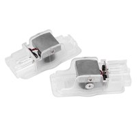 Set 2 Bucati Emblema Logo LED Portiera dedicata Marca Auto PEUGEOT - 8