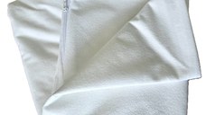 Set 2 Fete de Perna Kotonia Home - Impermeabile poliester, 50x70 cm, albe