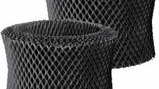 Set 2 filtre pentru umidificator, compatibile cu Philips HU4801 HU4803 HU4813 HU4814, NewEvo®, Negru