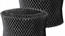 Set 2 filtre pentru umidificator, compatibile cu Philips HU4801 HU4803 HU4813 HU4814, NewEvo®, Negru