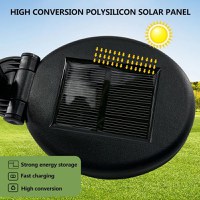 Set 2 Lampi Solare tip Trandafiri cu 7 LED-uri, 74cm, Senzor de lumina, 800mAh, IP65, Multicolor - 14