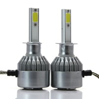 Set 2 LED-Uri Auto Techstar® C6, H1, 36w, 3800 Lumeni, 6500K, AUTO, 12-24 Volti, COB - 2