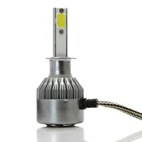 Set 2 LED-Uri Auto Techstar® C6, H1, 36w, 3800 Lumeni, 6500K, AUTO, 12-24 Volti, COB - 3