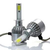 Set 2 LED-Uri Auto Techstar® C6, H1, 36w, 3800 Lumeni, 6500K, AUTO, 12-24 Volti, COB - 4