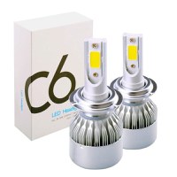 Set 2 LED-uri Auto Techstar® C6, H11/H8/H9, 36w, 3800 Lumeni, 6500K, AUTO, 12-24 Volti, COB - 4