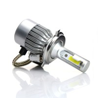 Set 2 LED-uri Auto Techstar® C6, H4, 36w, 3800 Lumeni, 6500K, AUTO, 12-24 Volti, COB - 9