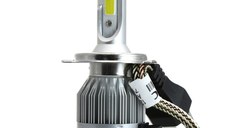 Set 2 LED-uri Auto Techstar® C6, H4, 36w, 3800 Lumeni, 6500K, AUTO, 12-24 Volti, COB