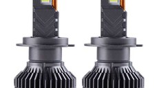 Set 2 LED-Uri Auto Techstar® P18, H7, 300W, 45000 Lumeni, 6500K, 12-24V, Unghi Fascicul 360°, CSP 4575, Canbus