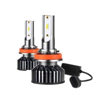 Set 2 LED-uri Auto Techstar® P8, H11/H9/H8, 40w, 4000 Lumeni, 6500K, AUTO, 12-24 Volti, ZES, Canbus, Miez Cupru - 1