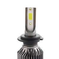 Set 2 LED-uri Auto Techstar® V6, H7, 40w, 4000 Lumeni, 6500K, AUTO, 12-24 Volti, COB, Canbus, Radiator Aluminiu - 5