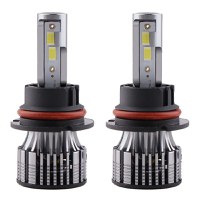 Set 2 LED-Uri Auto Techstar® V8, 9007, 120W, 12-24V, 15000 Lumeni, 6000K, Unghi Fascicul 360°, CSP 3570, Canbus - 9