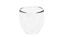 Set 2 pahare pentru espresso ETA 4181 93000, 80 ml, pereti dubli din sticla borosilicata
