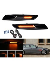 Set 2 Semnalizari Negre Aripa LED Dinamice secventiale cu sticla fumurie pentru BMW F10, F11, F07 fara facelift - 7