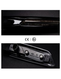 Set 2 Semnalizari Negre Aripa LED Dinamice secventiale cu sticla fumurie pentru BMW F10, F11, F07 fara facelift - 8