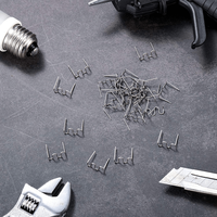 Set 250 Capse Pentru Pistol de Lipit, Reparat si Sudat Plastic, Cleme Model Tip S, 0.8mm - 4