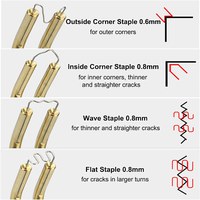 Set 250 Capse Pentru Pistol de Lipit, Reparat si Sudat Plastic, Cleme Model Tip S, 0.8mm - 5