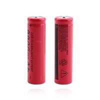 Set 2x Acumulator 18650 3,7V MRG MMMC,6800 mAh, Li-ion, Reincarcabil, Rosu - 1