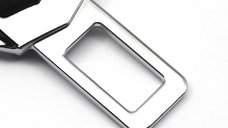 Set 2x Adaptoare Centura Siguranta Falsa MRG M1089,Piele Chrome Audi