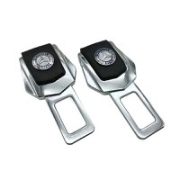 Set 2x Adaptoare Centura Siguranta Falsa MRG M1089, Piele Chrome Mercedes - 1