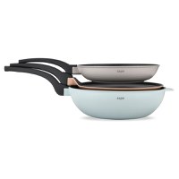 Set 3 tigai antiaderente din aluminiu turnat sub presiune Zass Gourmet ZG-ACS 03 Pastel, multicolor - 1
