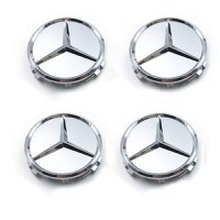 Set 4 Capace jante aliaj Mercedes Benz 70mm - 75mm Gri - 3