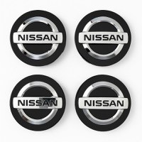 Set 4 Capace Jante Aliaj Nissan – 60mm Negre - 3