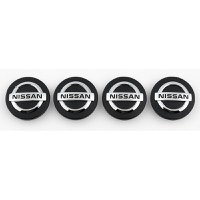 Set 4 Capace Jante Aliaj Nissan – 60mm Negre - 2