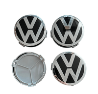Set 4 capace jante VW Volkswagen pentru jante Mercedes exterior: 75mm, interior: 69mm - 2