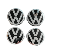 Set 4 capace jante VW Volkswagen pentru jante Mercedes exterior: 75mm, interior: 69mm - 3