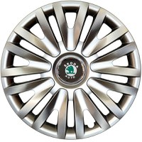 Set 4 capace roti Kerime R15, potrivite jantelor de 15 inch, pentru Skoda, Model 313 - 1