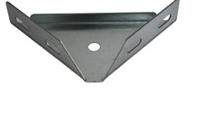 Set 4 coltare metalice pentru paturi, 90x150 mm/ colt 10 mm- Model N, otel zincat