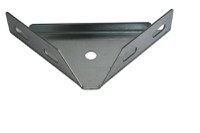 Set 4 coltare metalice pentru paturi, 90x150 mm/ colt 10 mm- Model N, otel zincat - 1