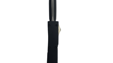 Set 4 ustensile DeltaForce, topor si 3 cutite, otel inoxidabil, negru