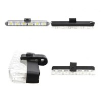 Set 4x6 Lumini LED Tip Stroboscop De Avertizare Flash Rosu si Albastru Alimentare 12V - 1