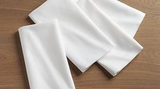 Set 50 Servetele masa Kotonia Home Hotel, 100% bumbac, Ranforce Pakistan, dimensiunea 35x45 cm, alb