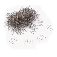 Set 500 bucati capse metalice de intarire pentru aparat sudat plastic, lipit/reparat bara auto, tip M, 0.8mm, otel - 6