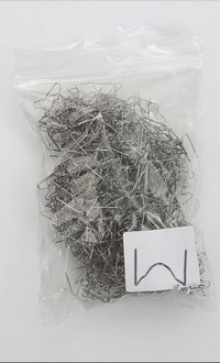 Set 500 bucati capse metalice de intarire pentru aparat sudat plastic, lipit/reparat bara auto, tip M, 0.8mm, otel - 7
