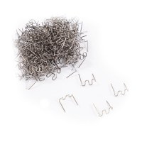 Set 500 bucati capse metalice de intarire pentru aparat sudat plastic, lipit/reparat bara auto, tip S, 0.8mm, otel - 1