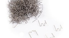 Set 500 bucati capse metalice de intarire pentru aparat sudat plastic, lipit/reparat bara auto, tip S, 0.8mm, otel