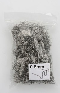 Set 500 bucati capse metalice de intarire pentru aparat sudat plastic, lipit/reparat bara auto, tip S, 0.8mm, otel - 8