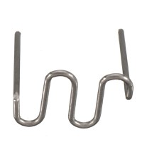Set 500 bucati capse metalice de intarire pentru aparat sudat plastic, lipit/reparat bara auto, tip S, 0.8mm, otel - 2