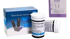 Set 50x Teste si 50x Ace, Rezerve Pentru Glucometru IVD KH100
