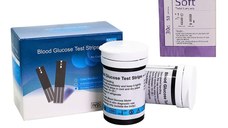Set 50x Teste si 50x Ace, Rezerve Pentru Glucometru IVD KH100