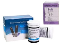 Set 50x Teste si 50x Ace, Rezerve Pentru Glucometru IVD KH100 - 1