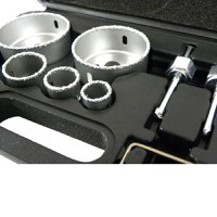 Set 6 carote diamantate 22-73mm, GEKO G39990 - 4