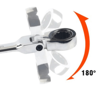 Set 7 Chei Inelare cu Clichet Duble Articulate - 2