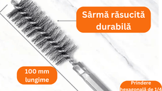 Set 8 perii prindere hexagonala pentru bormasina,alezare,curatare,slefuire si lustruire,indepartarea vopselei si ruginii