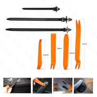Set 925 piese cu 820 de clipsuri universale si 105 accesorii, GlowforHome, panou de bord, leviere, bureti, bride plastic - 4