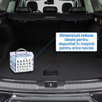 Set 925 piese cu 820 de clipsuri universale si 105 accesorii, GlowforHome, panou de bord, leviere, bureti, bride plastic - 6