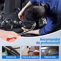 Set 925 piese cu 820 de clipsuri universale si 105 accesorii, GlowforHome, panou de bord, leviere, bureti, bride plastic - 1
